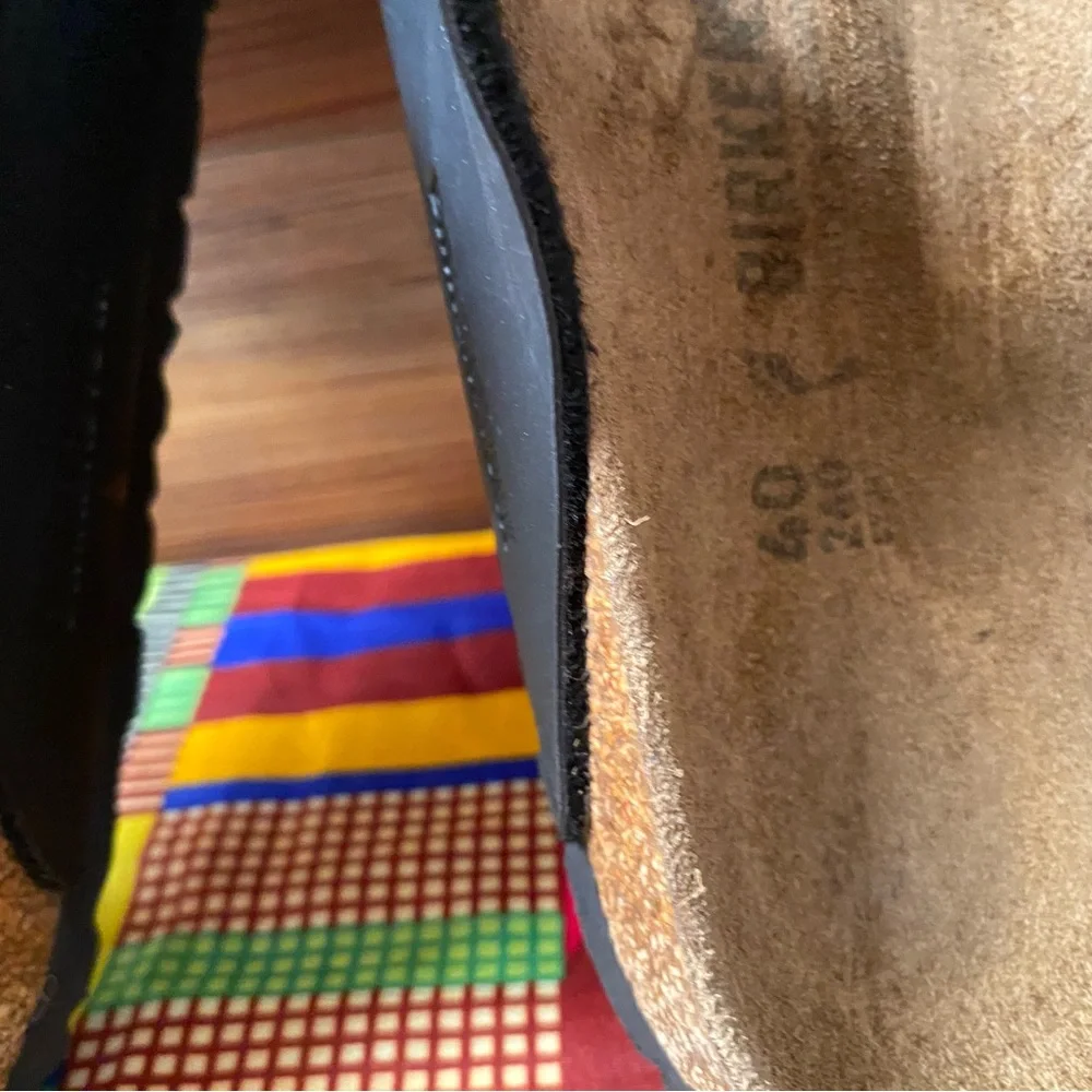 Pre-owned Birkenstock ARIZONA Black Double Strap Sandals 40/9 - Picture 4 of 8